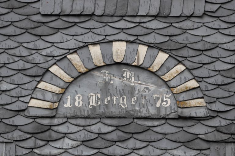 Inschrift an Bergers Geburtshaus